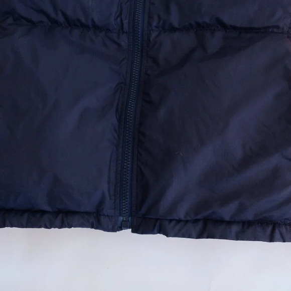 Vintage 90S Tommy Hilfiger Navy  And Orange Waiter Puffer Jacket Size XL - Picture 9 of 15